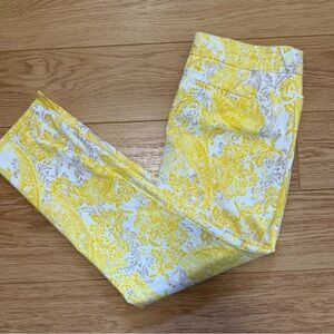 Chico’s so slimming Brigitte 360 Coastal Paisley Pineapple ankle sz 2 12